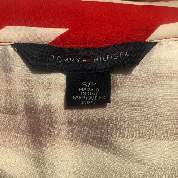 TOMMY HILFIGER-🧨🇺🇸⭐️ Perfect Summer/4th of July Dress w/Red & White Stripe - Picture 7 of 9